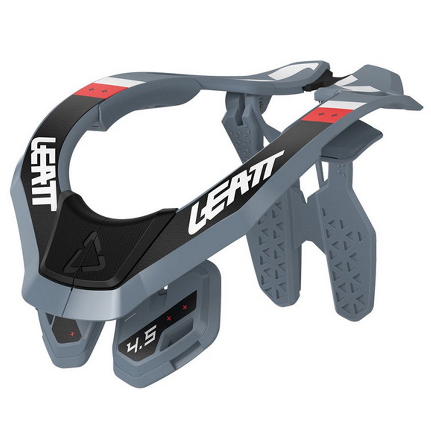   ВашВелосипед Защита шеи Leatt 4.5 Neck Brace, Titanium, 2025, 1023050251 (Размер: L/XL, Цвет: Titanium)
