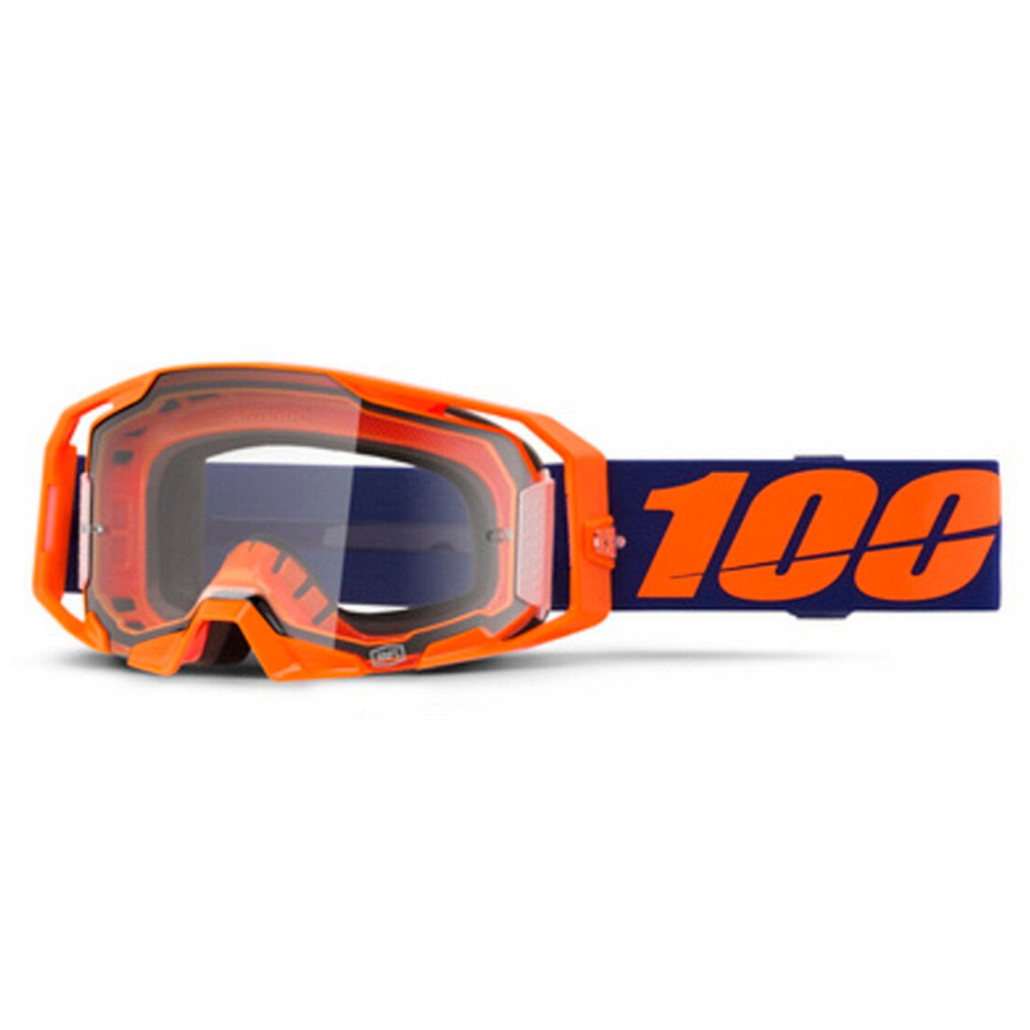 

Веломаска 100% Armatic Neon Orange / Clear, 50059-00003