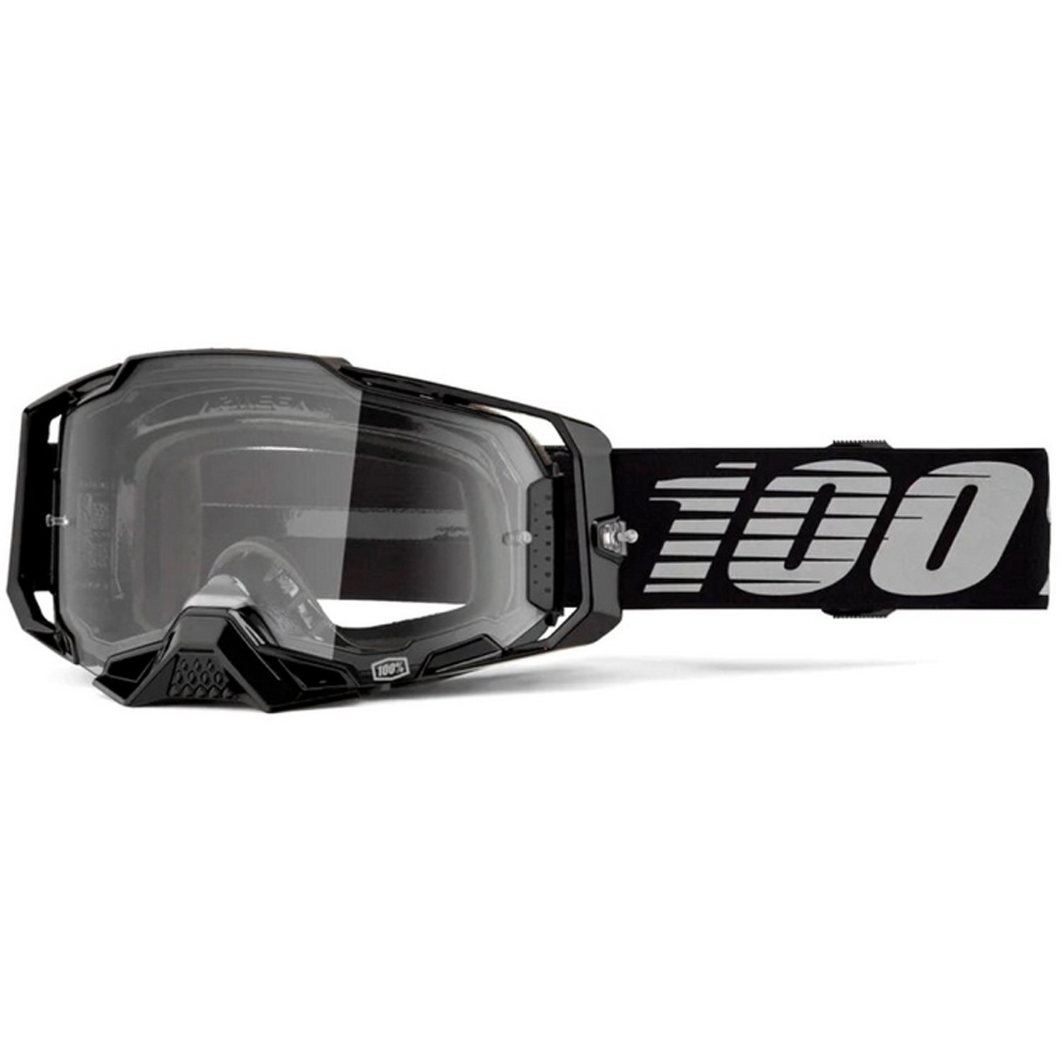 

Веломаска 100% Armega Black / Clear, 50004-00030