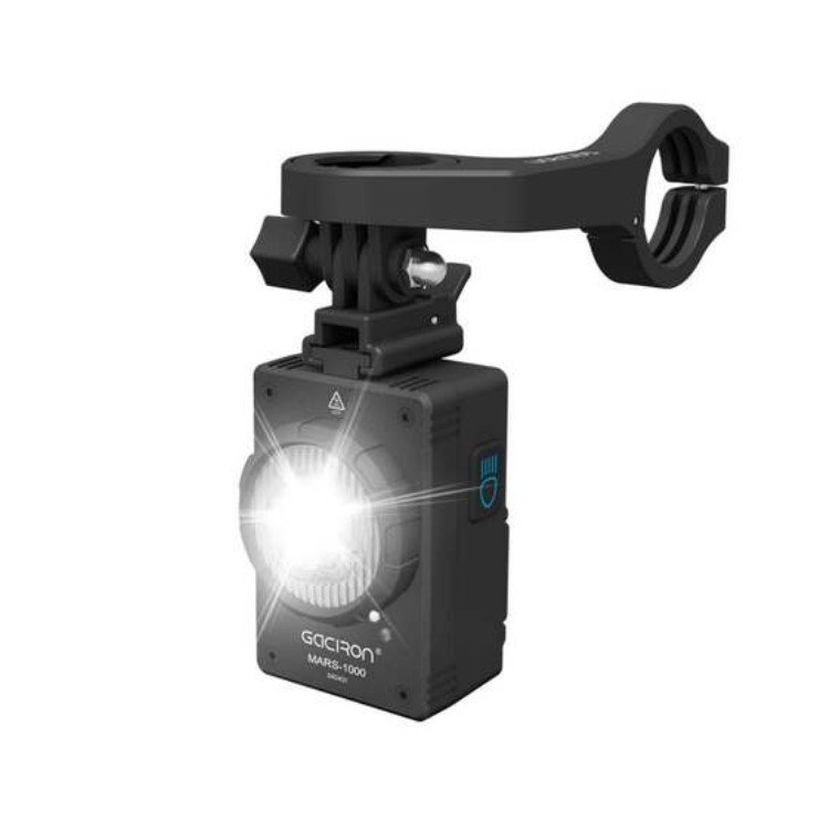 

Фара GACIRON MARS-1000 CREE 1000LM пять режимов, влагоустойчивый IPX6, USB-С 3000mAh инд. уп., 07-300094