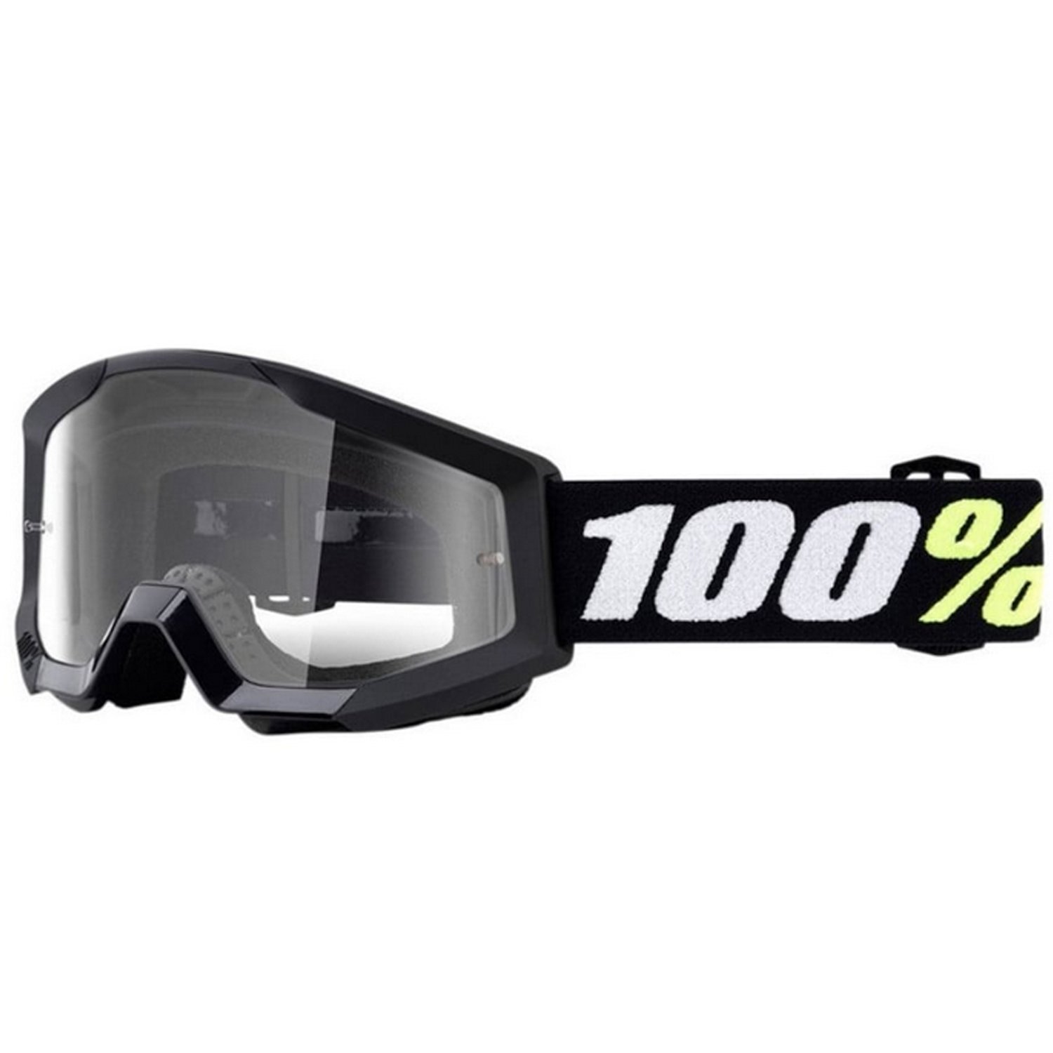 

Веломаска детская 100% Strata Mini Black / Clear, 50033-00004