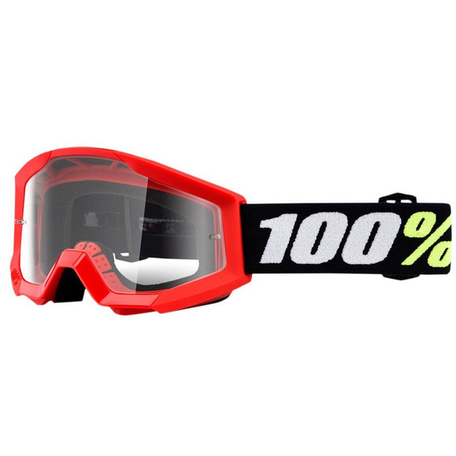 

Веломаска детская 100% Strata Mini Red / Clear, 50033-00005
