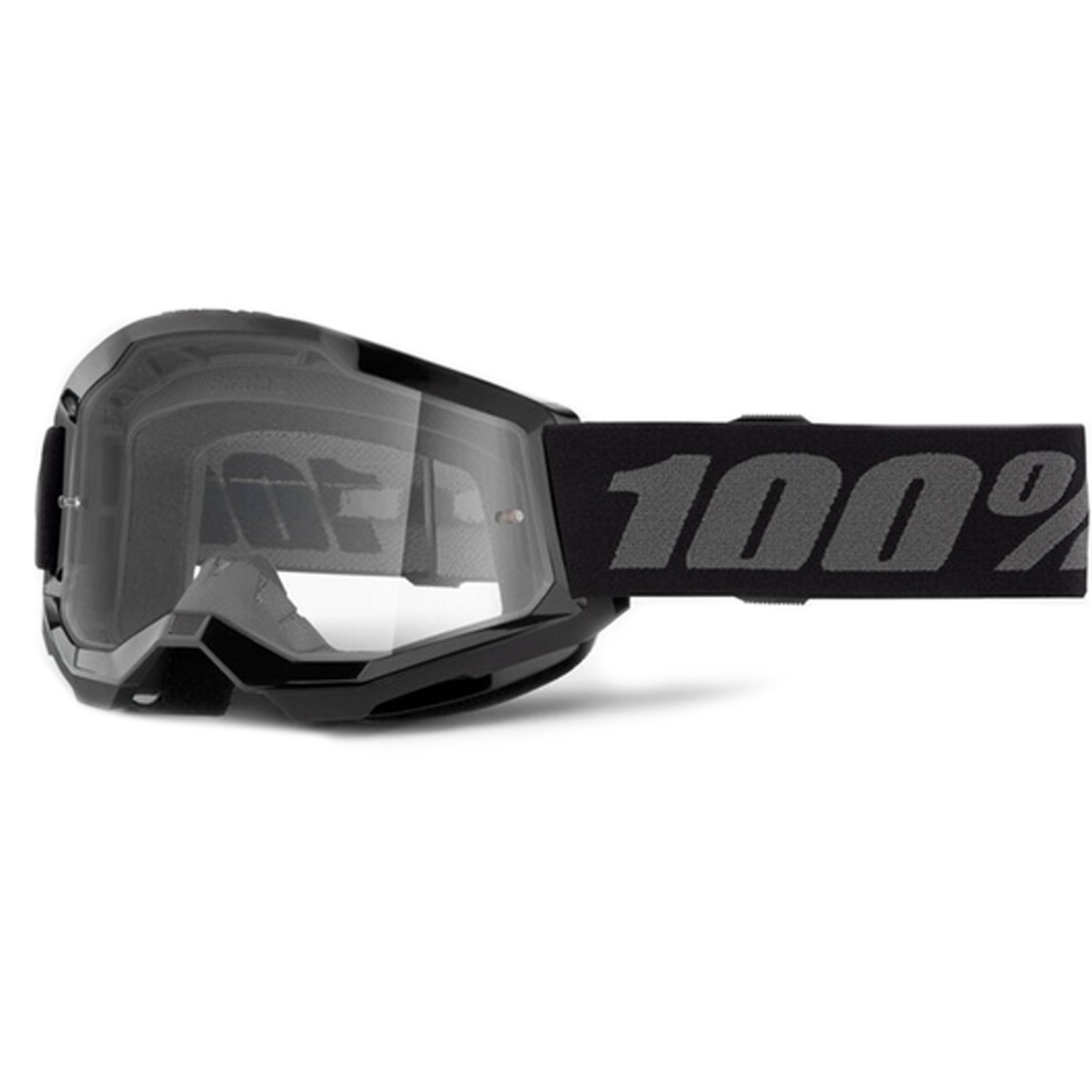 

Веломаска подростковая 100% Strata 2 Junior Black / Clear, 50031-00007
