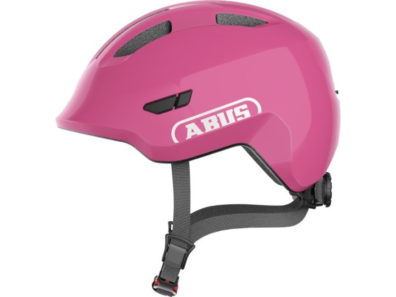 

Шлем ABUS Smiley 3.0 детский с регулировкой, 8 отв, сетка от насекомых, розовый, 05-0067271