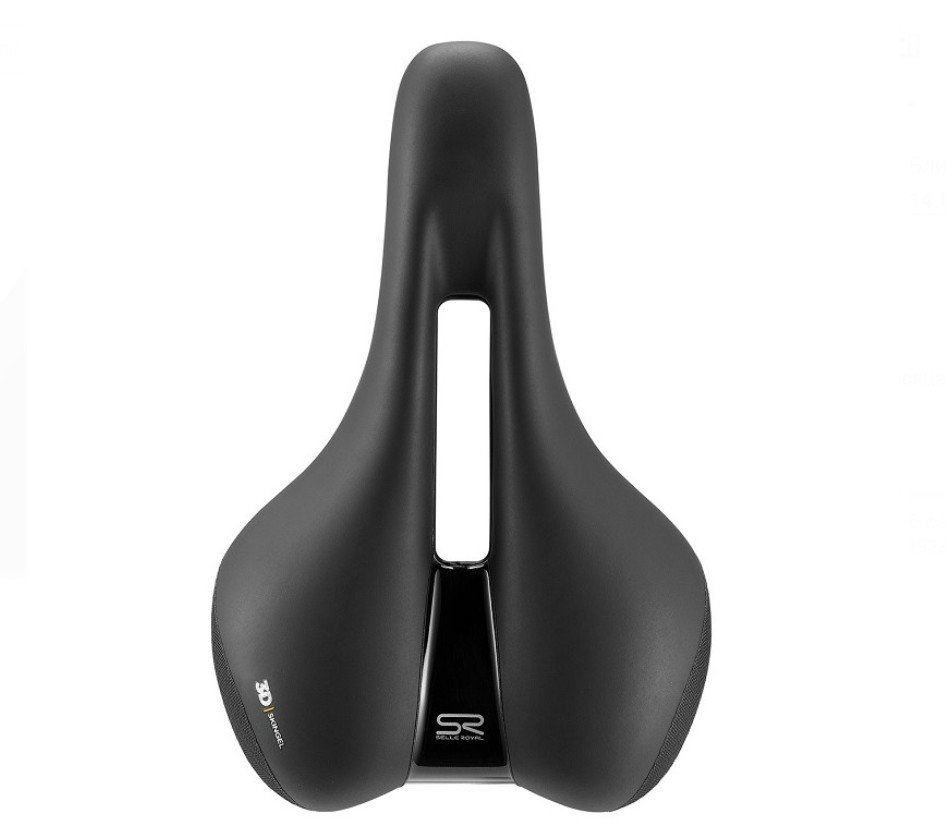 

Седло SELLE ROYAL Ellipse Moderate 197х260мм, черное, 02-300251, Черный