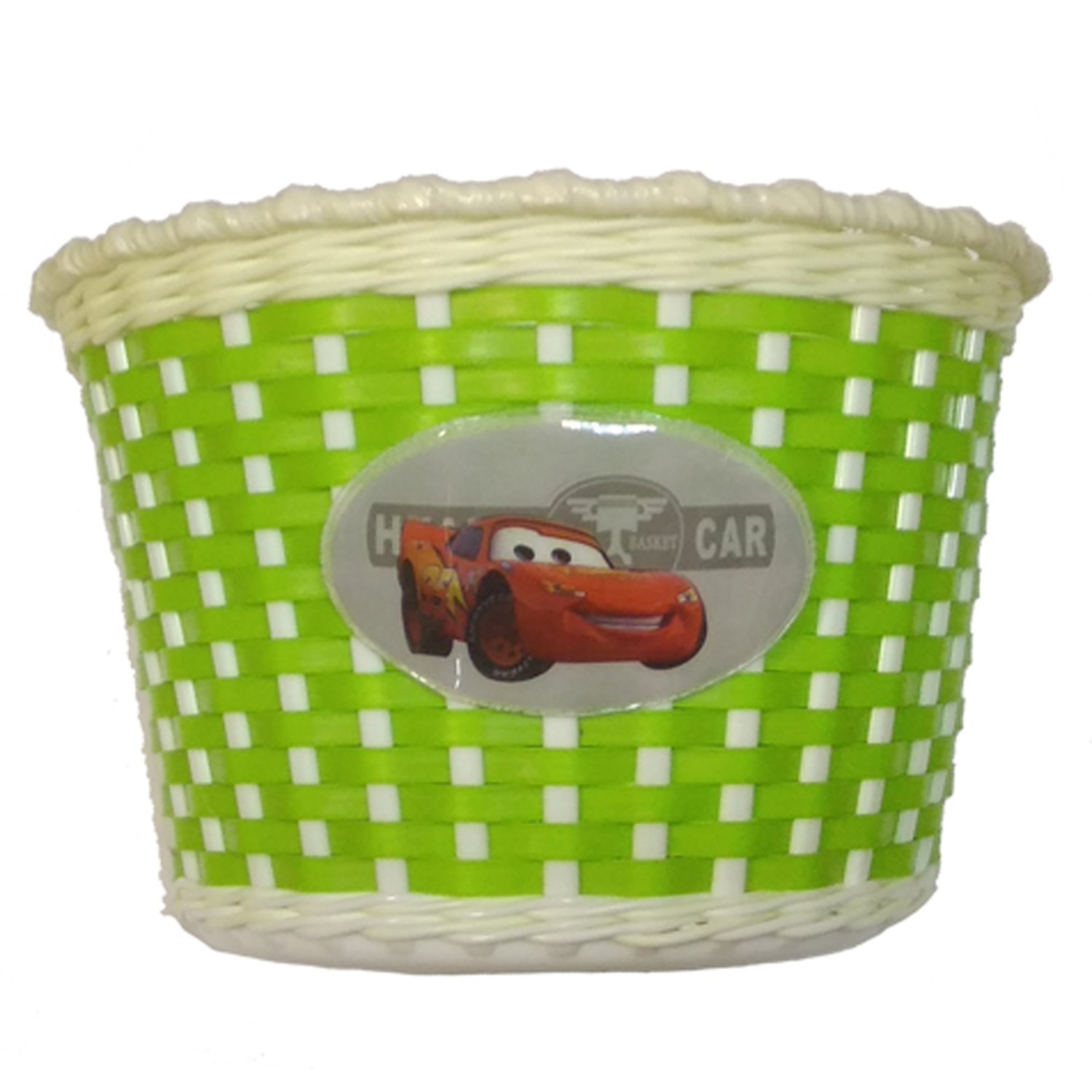 

Корзина детская TRIX, 12"-16", 235х165х155мм, пластиковая, плетёная, бело-зелёная, BS-TX-03x7-12-WHGR, Зелёный