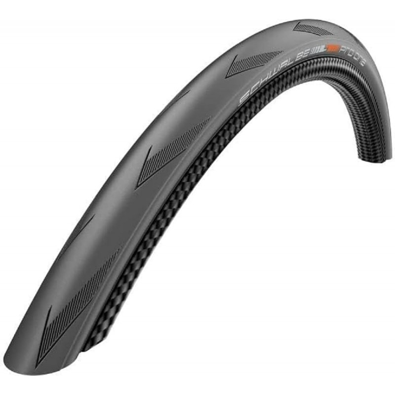 

Покрышка Schwalbe 700x28C (28-622) PRO ONE Evo, Super Race, V-Guard, TLE (кев./склад.) B/B-SK HS493 ADDIX Race, 11653975, Черный