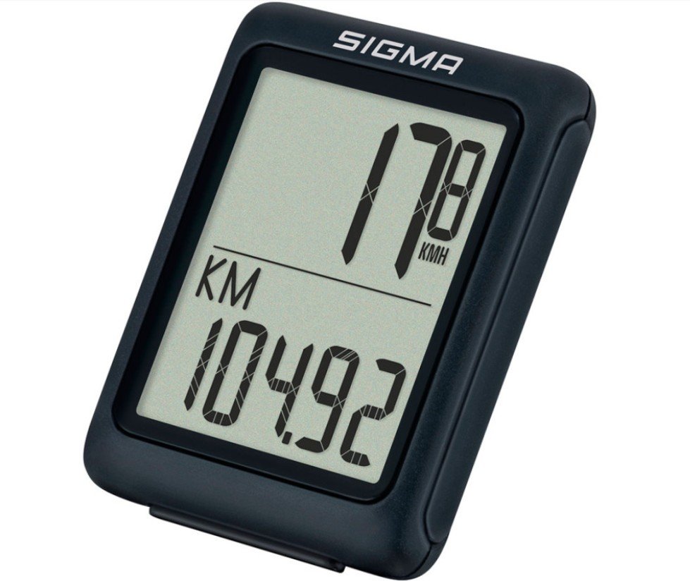   ВашВелосипед Велокомпьютер SIGMA BC 5.0 WR 5 функций, проводной, черный, 4-005210
