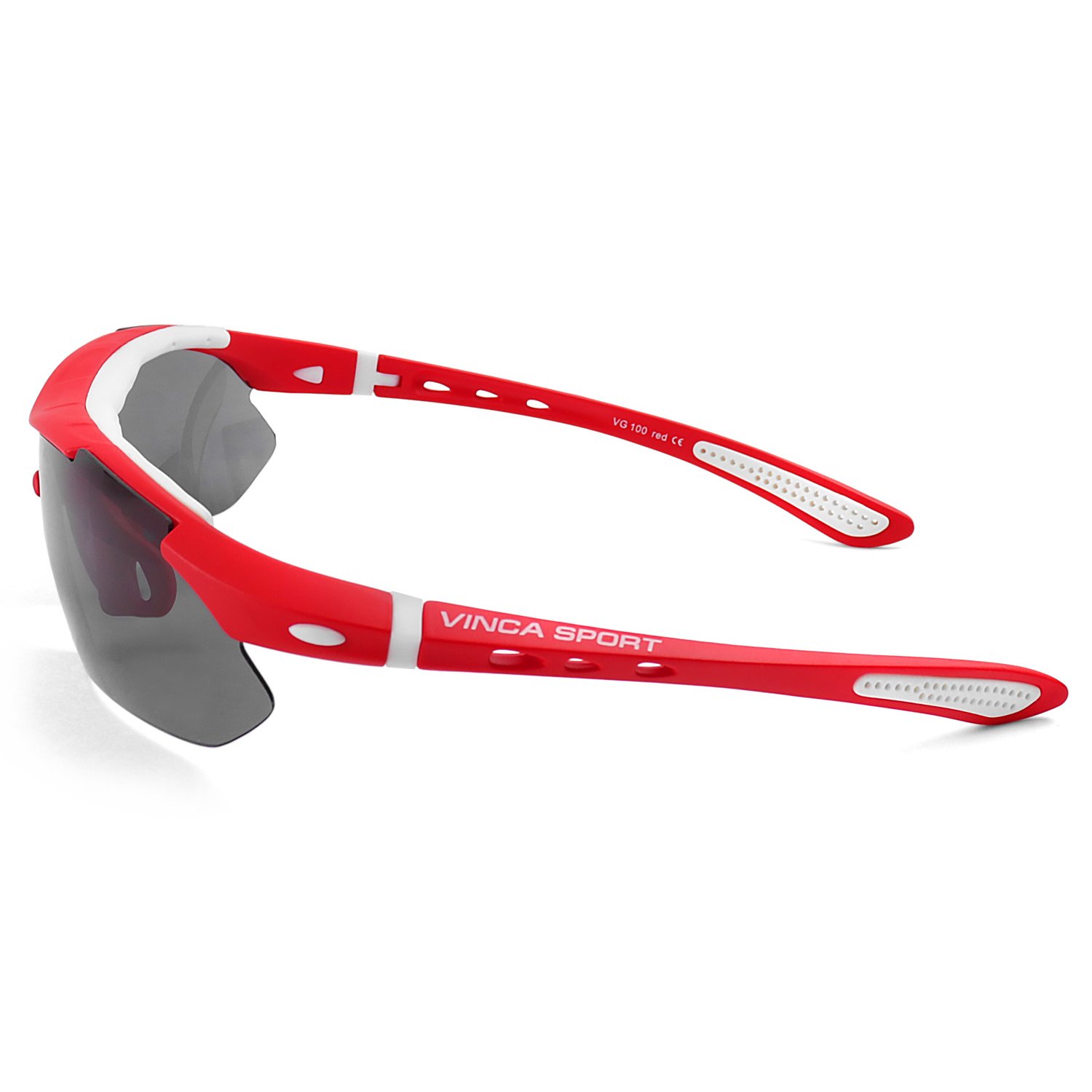 фото Очки велосипедные vinca sport, красная оправа, серые линзы, vg 100 red