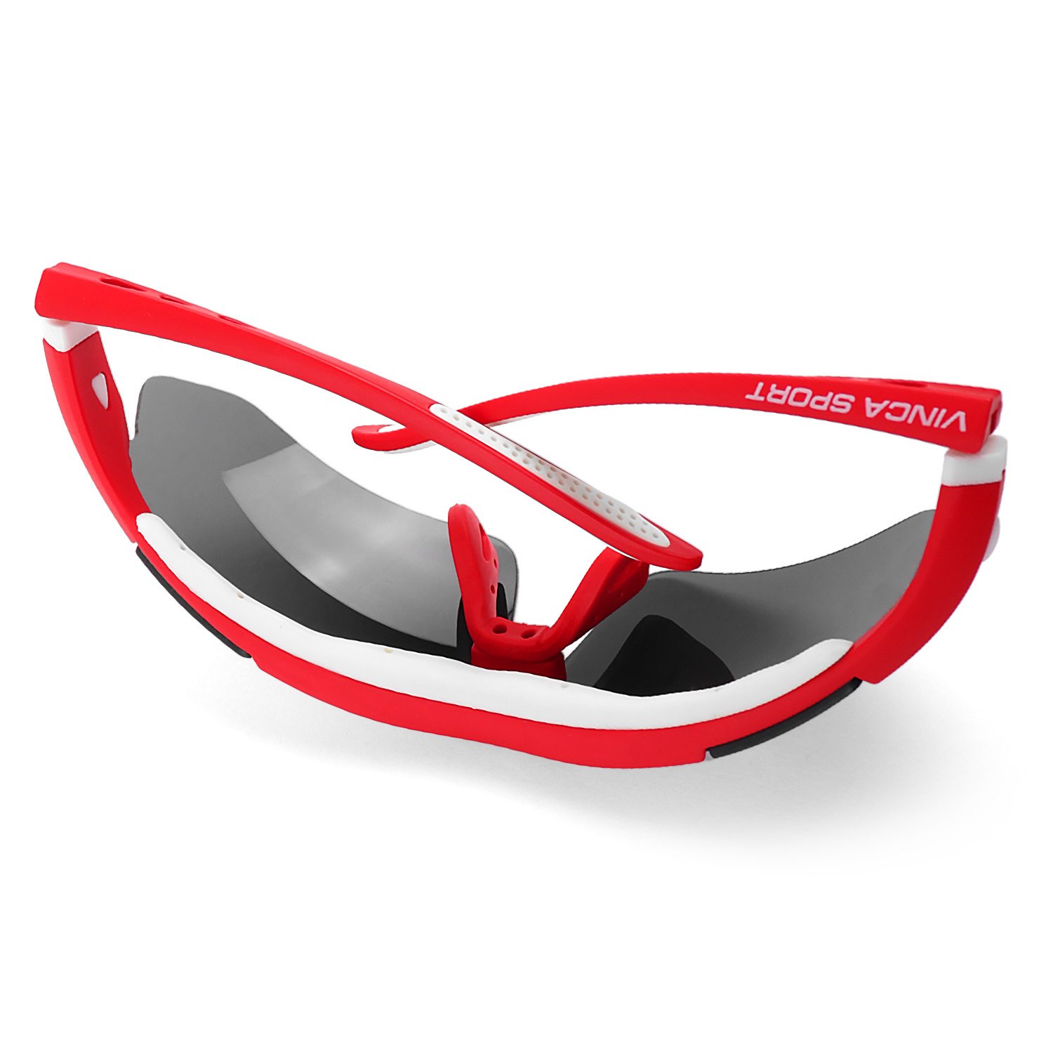 фото Очки велосипедные vinca sport, красная оправа, серые линзы, vg 100 red