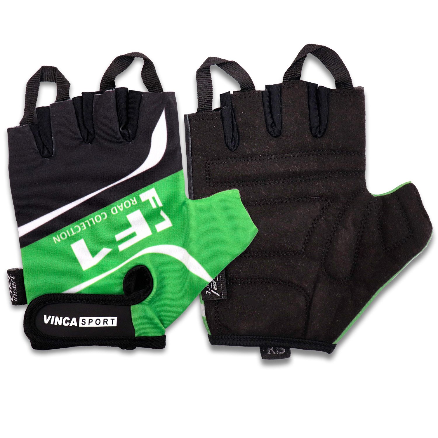 

Велоперчатки Vinca sport, VG 924 green (Размер: XL)