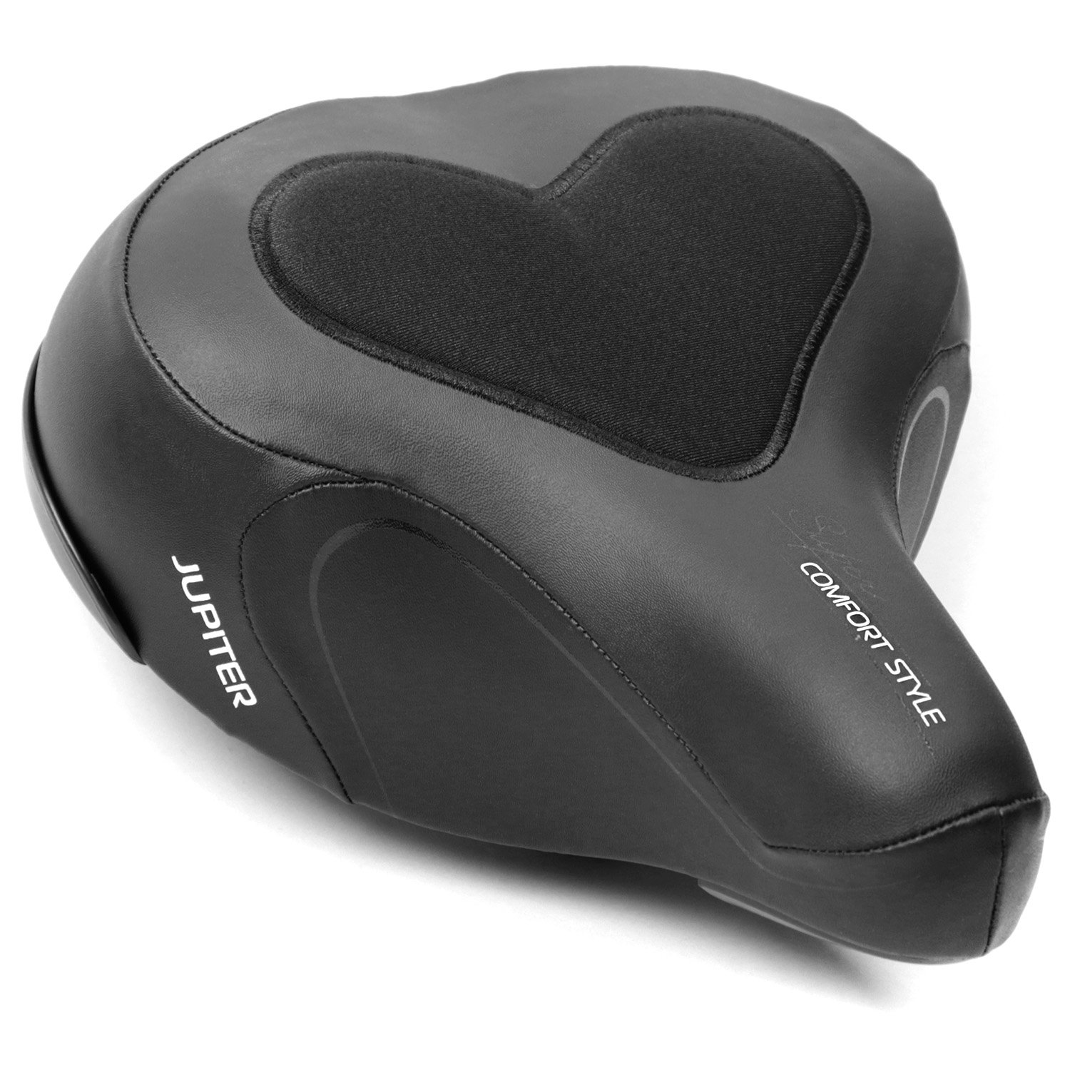 

Седло велосипедное Vinca Sport, с гелем, 260*230 мм, черное, VS 03 jupiter black, Черный