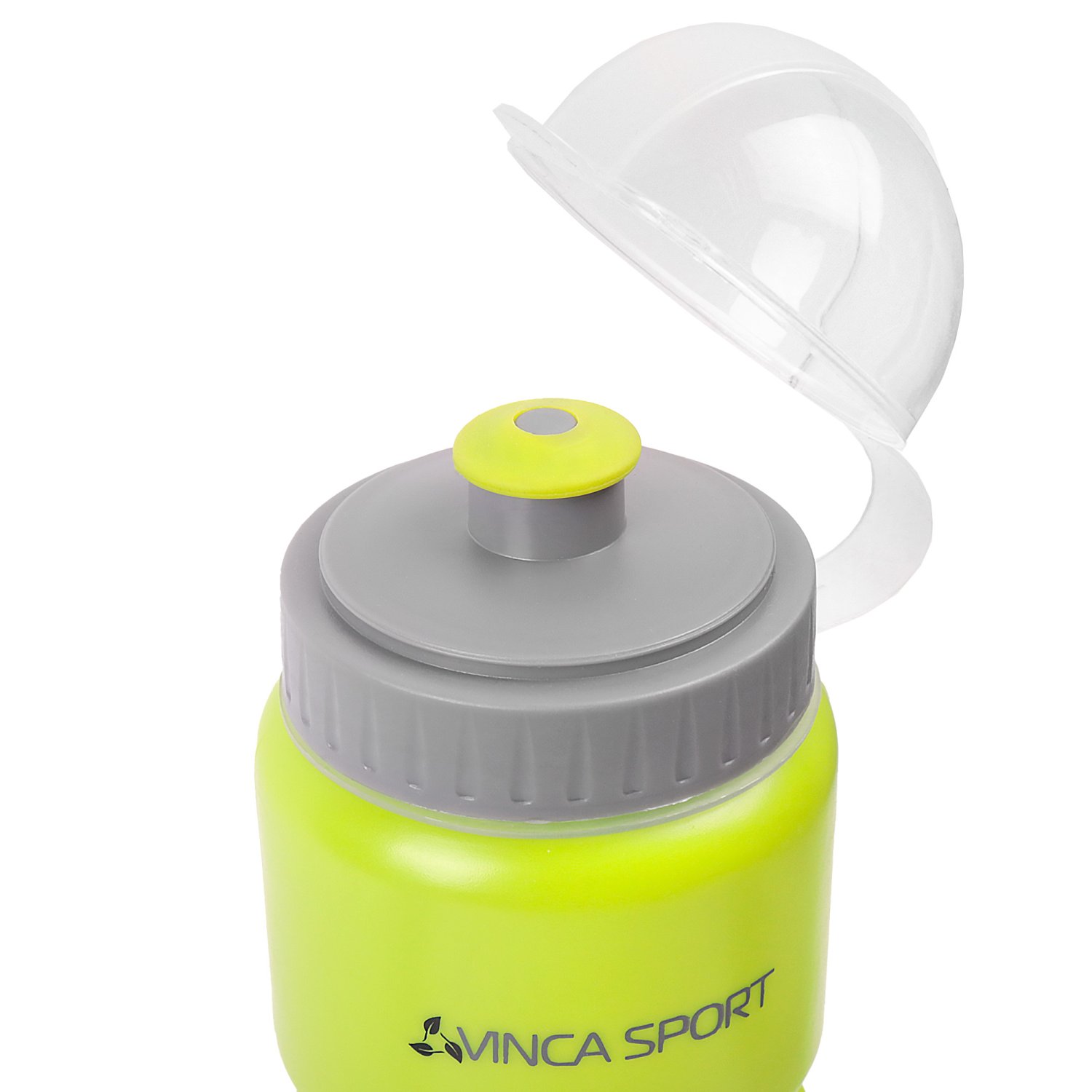 фото Фляга велосипедная vinca sport, с защитой от пыли 750мл, зеленая, vsb 21 terra