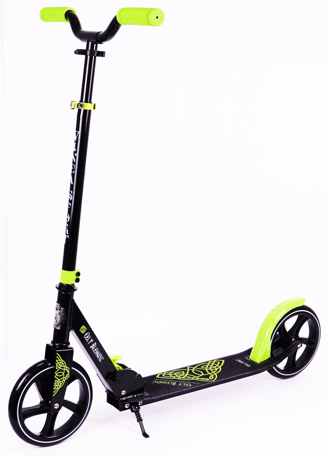 

Самокат Vinca Sport, складной, цельный руль, PUколеса 200мм, алюминий, сталь, ABEC 7, черный, VSP 10-1 Celt, Чёрный