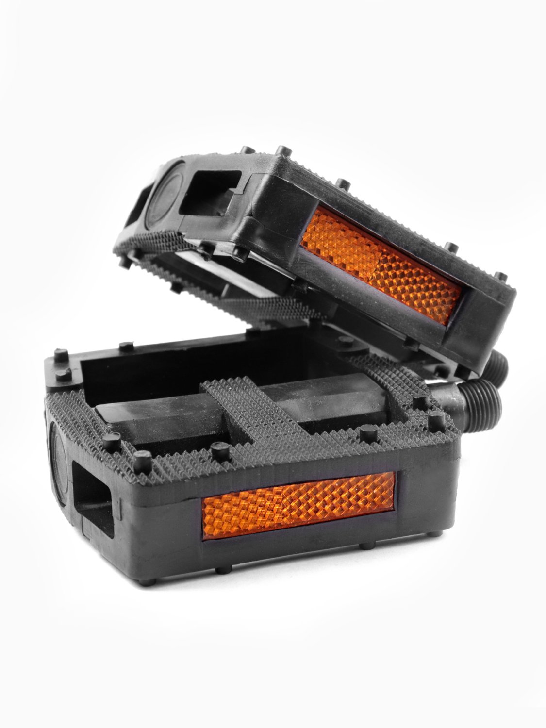 

Педали велосипедные Vinca Sport, пластиковые, платформа 104x95мм, ось 9/16", черный, VP 855 black