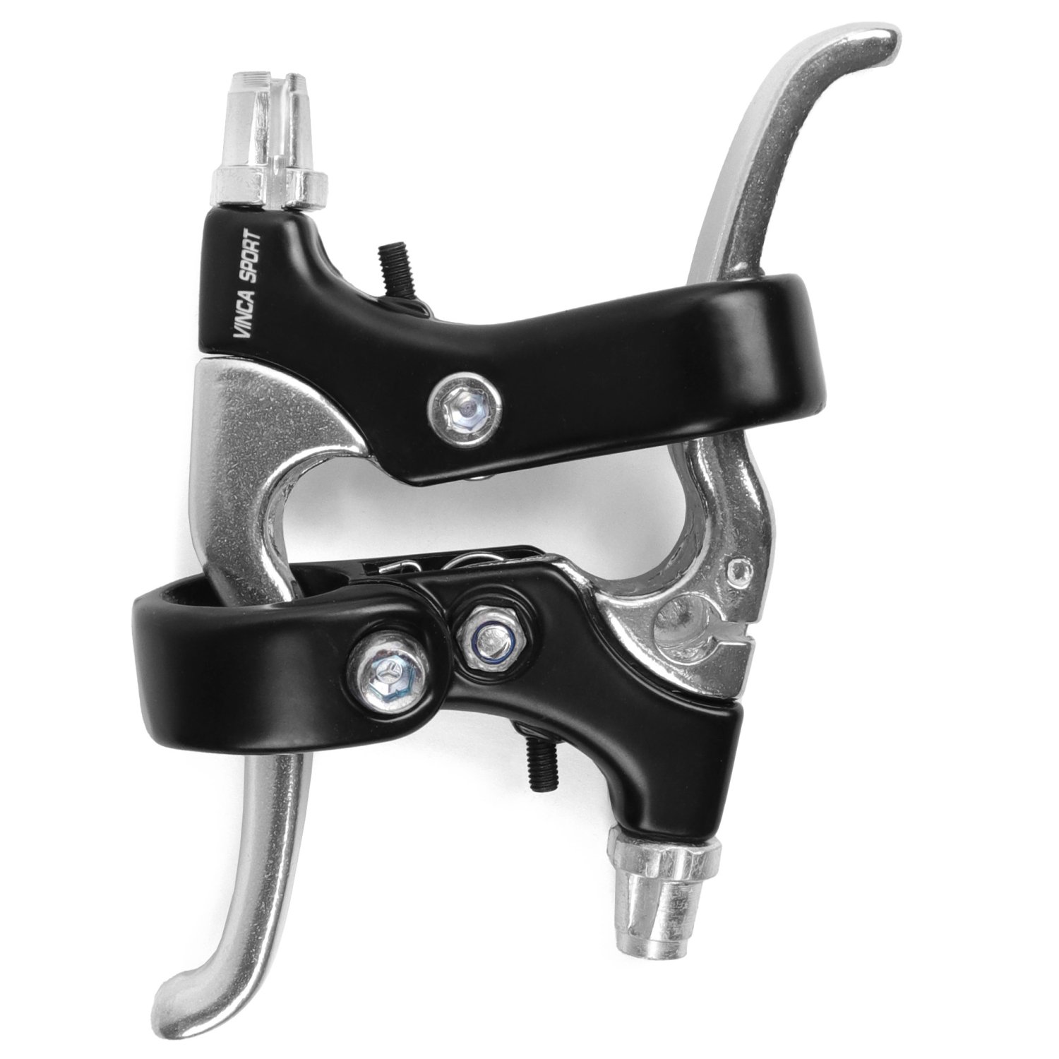 

Ручки тормозные Vinca Sport, 2 пальца, алюминий, черные, инд.уп. VB 12 black (2)