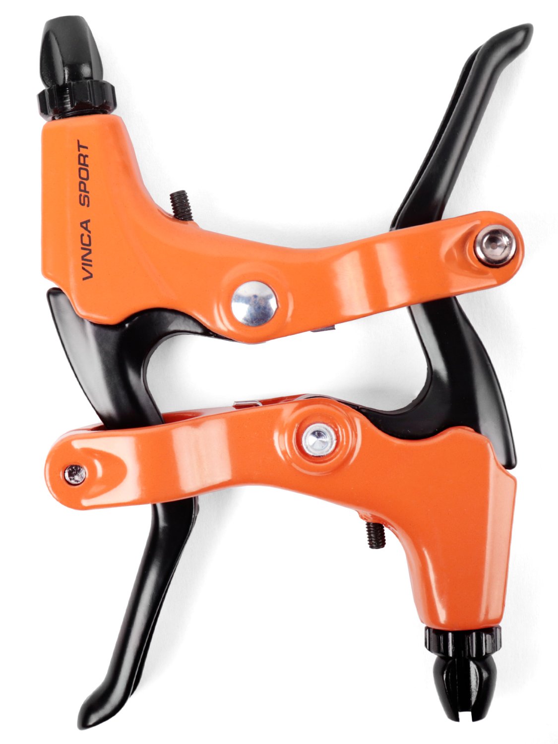 

Тормозные ручки Vinca Sport (пара), алюминий, оранжевые, черные рычаги, VB 51 orange
