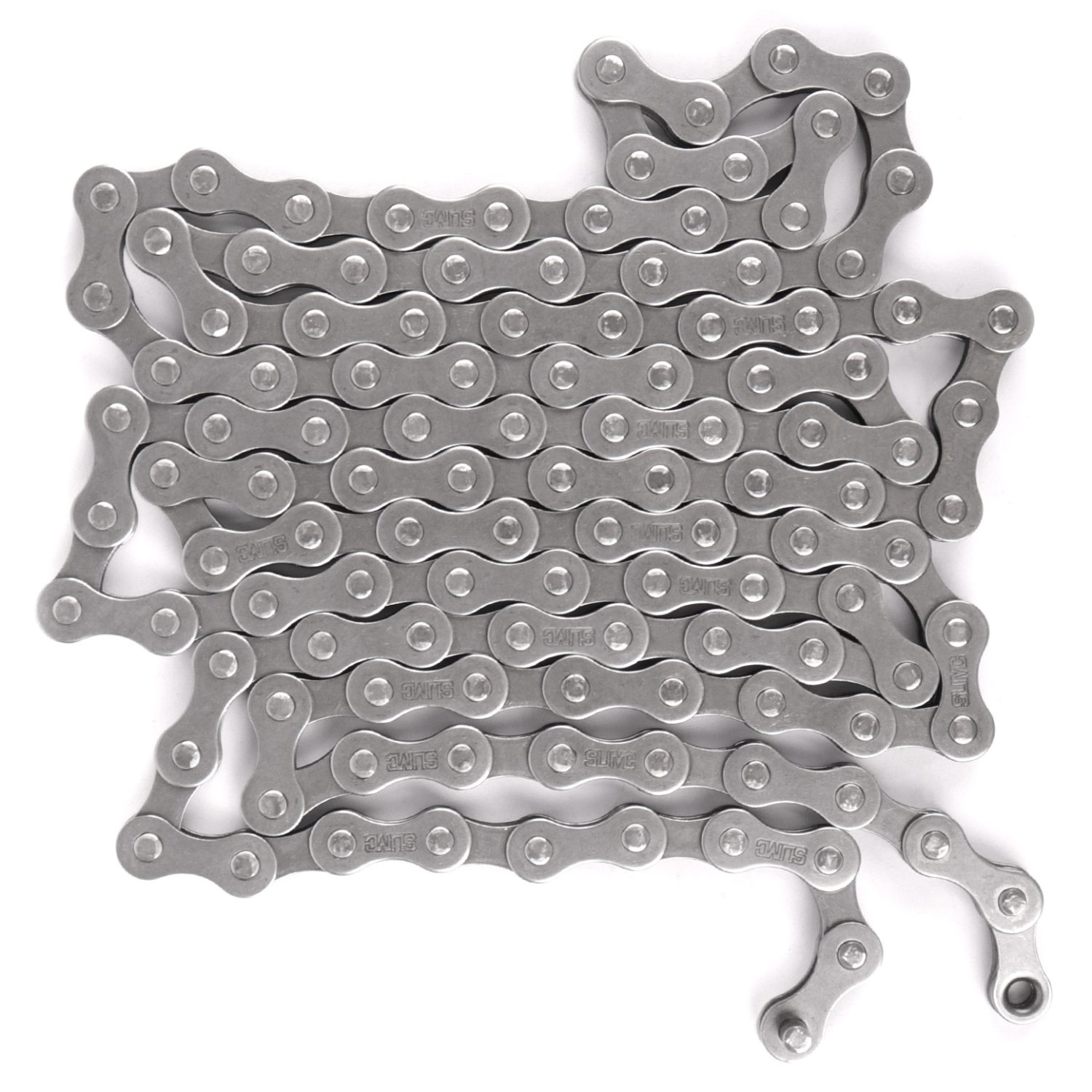 

Цепь велосипедная SUMC S 33, 6-7 ск, 116 звеньев, 1/2*3/32, серая, S 33 grey(6,7) инд.упак
