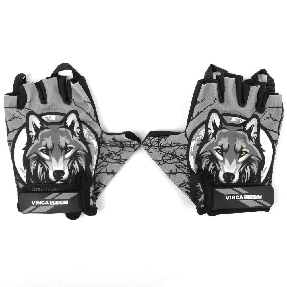 

Перчатки велосипедные Vinca Sport WOLF, детские, черные, VG-930 Wolf black (Размер: M)