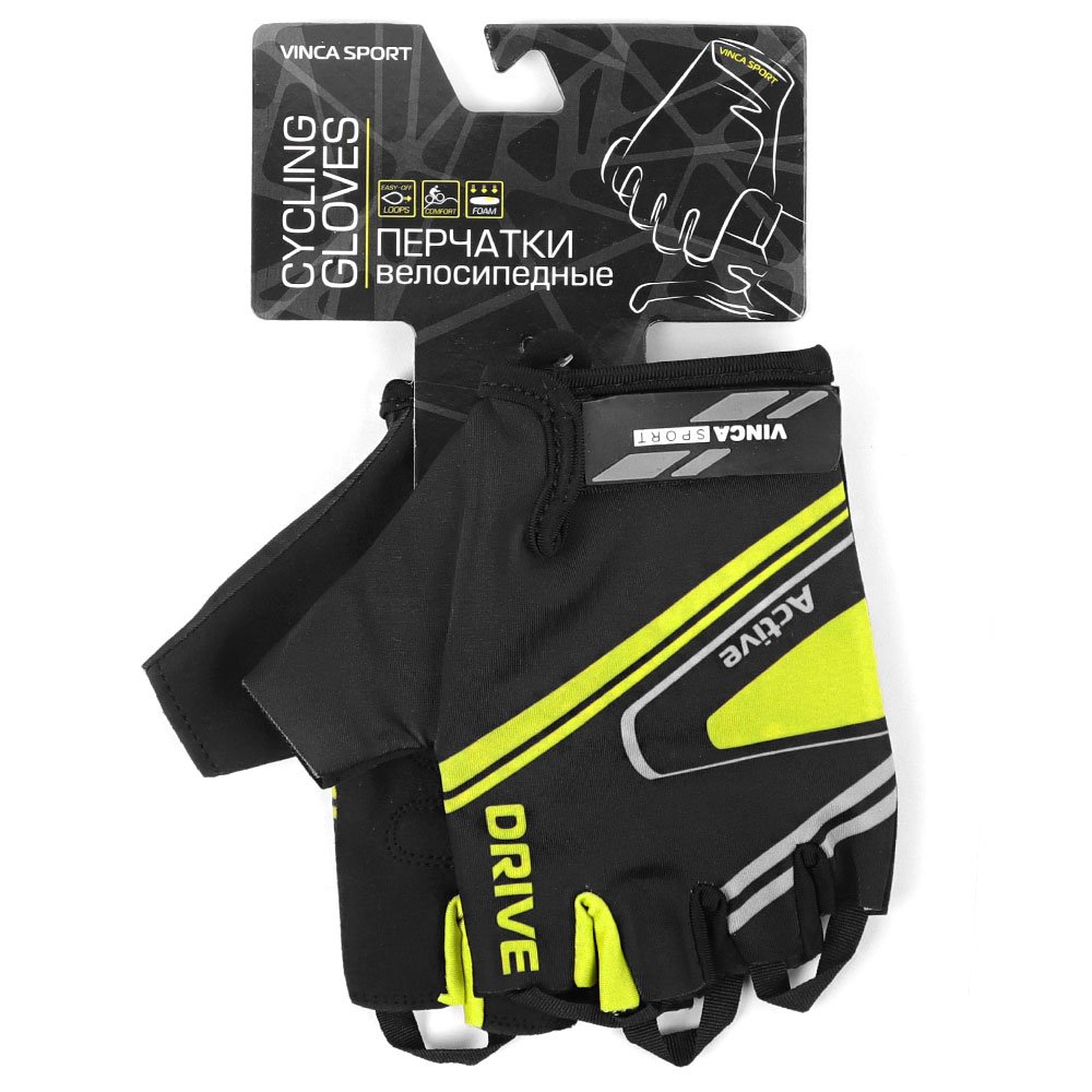 

Перчатки велосипедные Vinca Sport, Drive yellow, VG 927 Drive yellow (Размер: L)