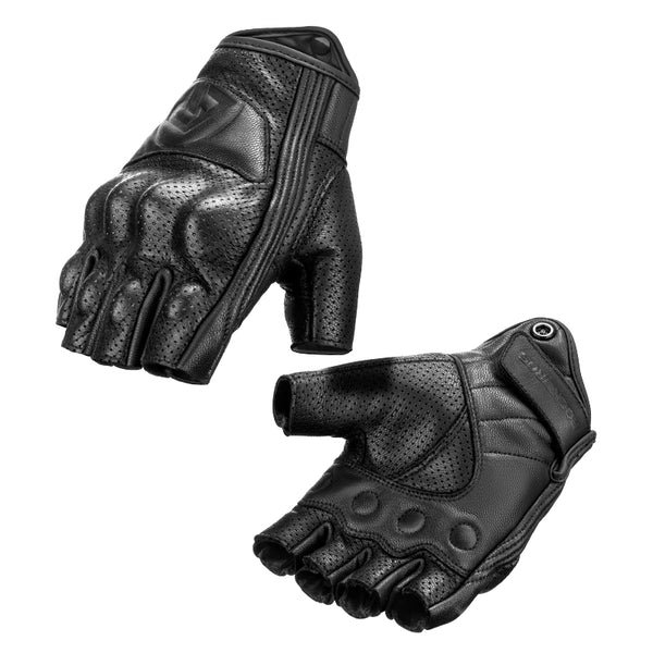 

Велоперчатки ROCKBROS, черные, экокожа, с защитой. короткие пальцы, 16220006002 (Размер: L )