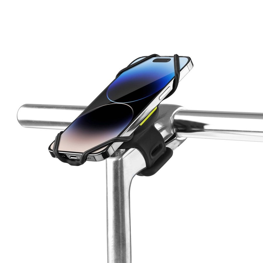   ВашВелосипед Держатель Bone Bike Tie Connect Kit 2 Magnetic, силиконовый, универсальный, крепление GARMIN 4.7'-7.2, черный, 07-240120