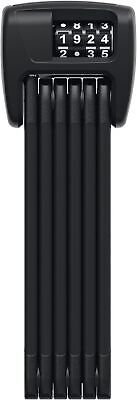 

Замок велосипедный ABUS 6000C/90 LED BK SH BORDO, складной, кодовый 4х разр, 1050гр, черный, 05-0069057