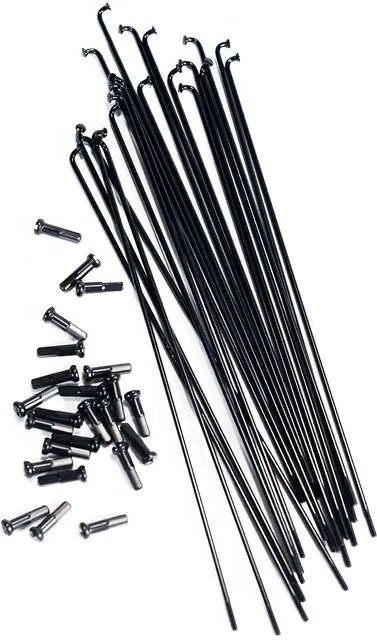 

Спицы велосипедные COLONY Spokes Pack черные, комплект 20 шт. 03-002284 (Рахмер: 2.0*184mm. Цвет: черный. )