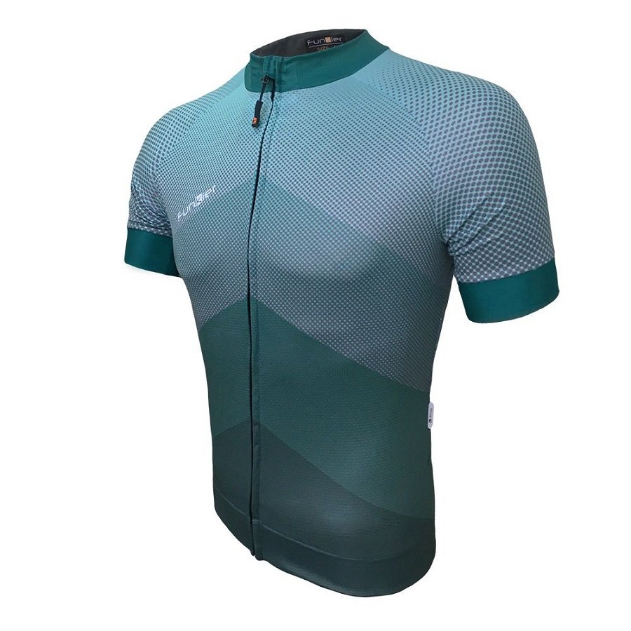 

Велофутболка мужская FUNKIERBIKE PIACENZA-2 J-848-2 Pro Jersey с длинной молнией, с водонепроницаемым карманом, 12-868