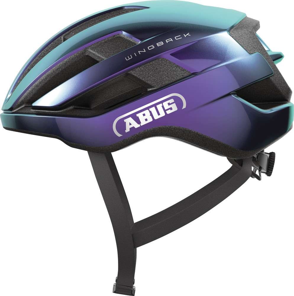 

Велошлем ABUS ШОССЕ / ROAD WINGBACK, 17 отверстий, с регулировкой, хамелеон фиолет/зеленый, 05-0098072 (Размер: L (57-61см)), Разноцветный