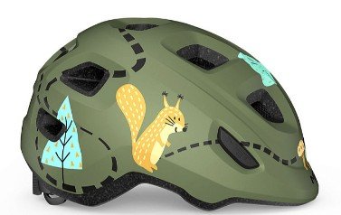 

Велошлем детский Met Hooray Green Forest, 2025, 3HM144CE00XSGS1, Зеленый