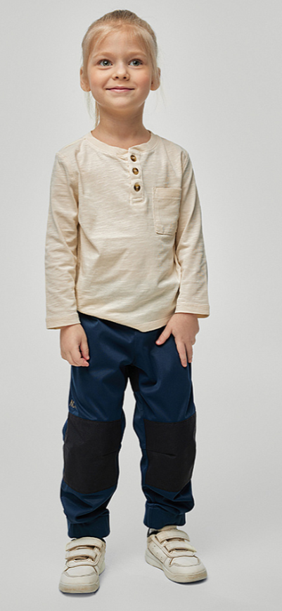 Брюки детские NORPPA KIKA KIDS SOFTSHELL PANTS 039 морской бриз 100102 Размер 140 1980₽