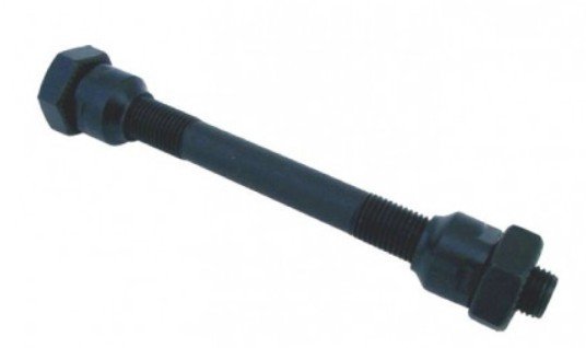 

Ось велосипедная M-Wave передняя, Cr-Mo с конус. под эксцентрик 108mm, M9 черная, 00-170118
