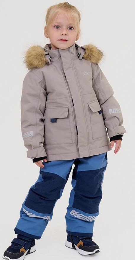 Куртка детская NORPPA AIKE KID'S JKT 335 камень, 100224 (Рост: 90)
