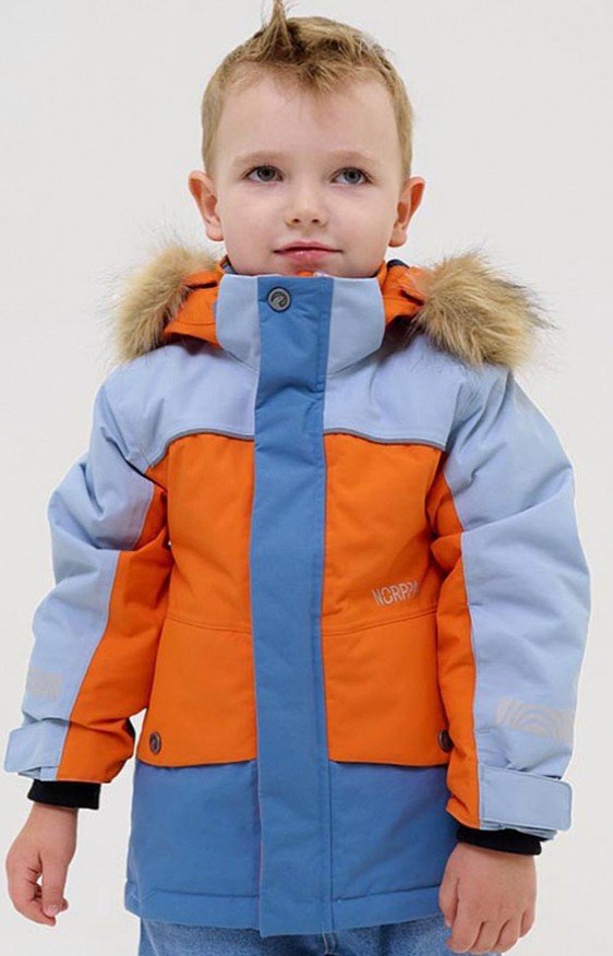 Куртка детская NORPPA FISHT KID'S JKT 149 оранжевый, 100225 (Рост: 120)