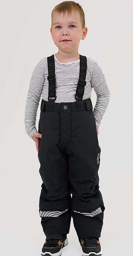 Брюки детские NORPPA ORON KIDS PANTS 060 чёрный 100231 Рост 100 7500₽