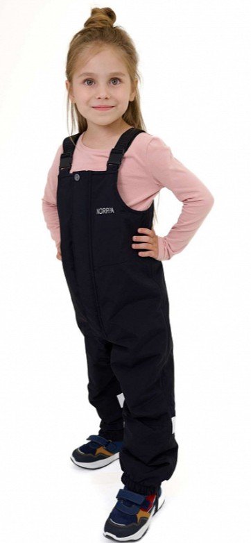 Брюки детские NORPPA TAKLIK KIDS PANTS 060 чёрный 100232 Рост 90 6300₽