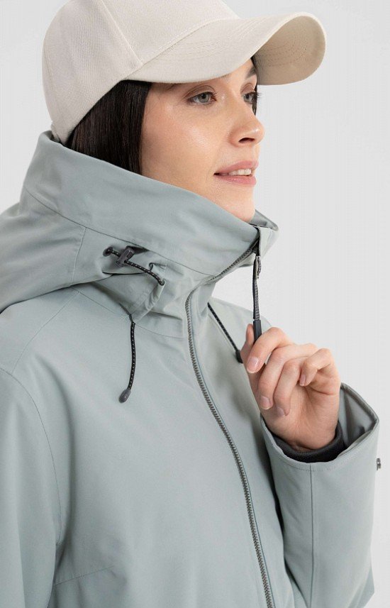 

Куртка женская NORPPA NEVA WNS PARKA 2, 725 северный мох, 100402, Серый