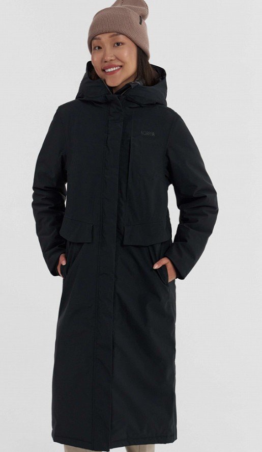 

Пальто женское NORPPA KOLARY WNS COAT 2, 060 чёрный, 100409 (Размер, Черный