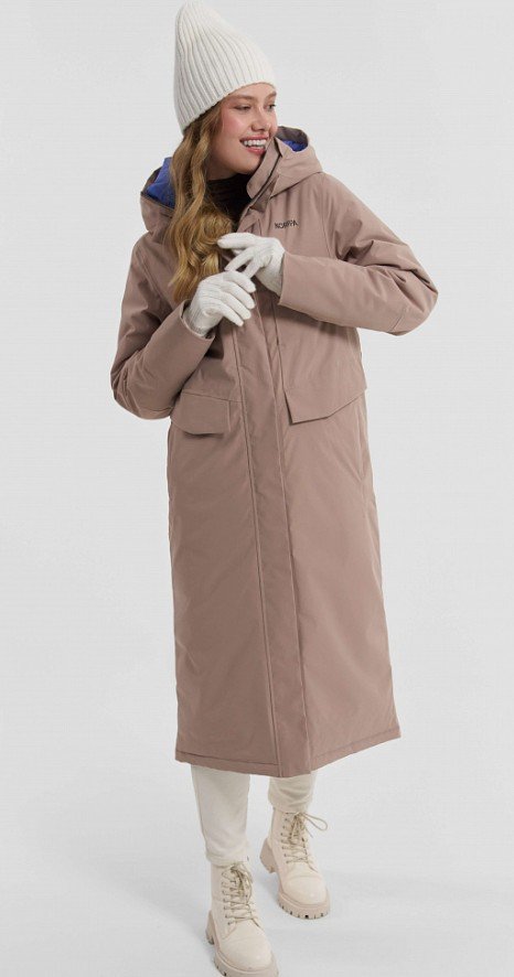 

Пальто женское NORPPA KOLARY WNS COAT 2, 439 тауп, 100409 (Размер: 42), Бежевый