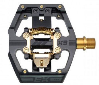 

Педали велосипедные HT X3T Stealth, черно-золотой, X3TXXX1J01B1X2