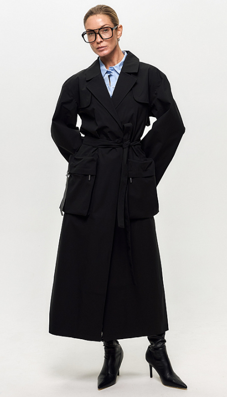 

Плащ женский NORPPA MEGRA WNS COAT, 060 чёрный, 100351 (Размер: 40/42), Черный
