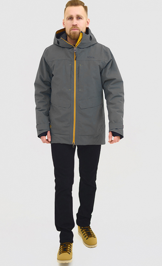 

Куртка мужская NORPPA DON MEN'S JKT, 100361 (Размер: XXL. Цвет: черный), Серый