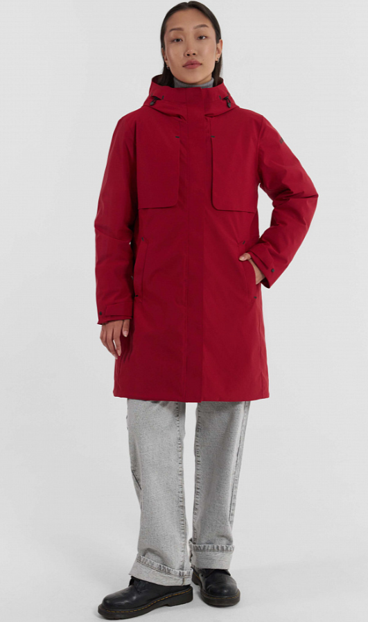 

Куртка женская NORPPA SIG WNS PARKA, 147 бургундия, 100414 (Размер: 42), Красный