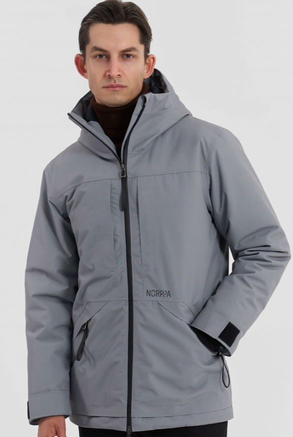 

Куртка мужская NORPPA KIVACH MEN'S JKT, 317 морозный серый, 100423 (Размер