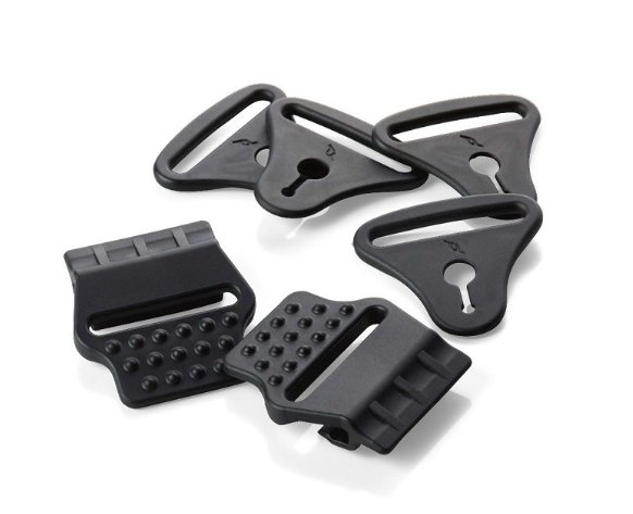 Застежки наколенников POD KX 2.0 Strap Clip & Loop Set, Black, размер: OS, 2025, KP341-001-NS