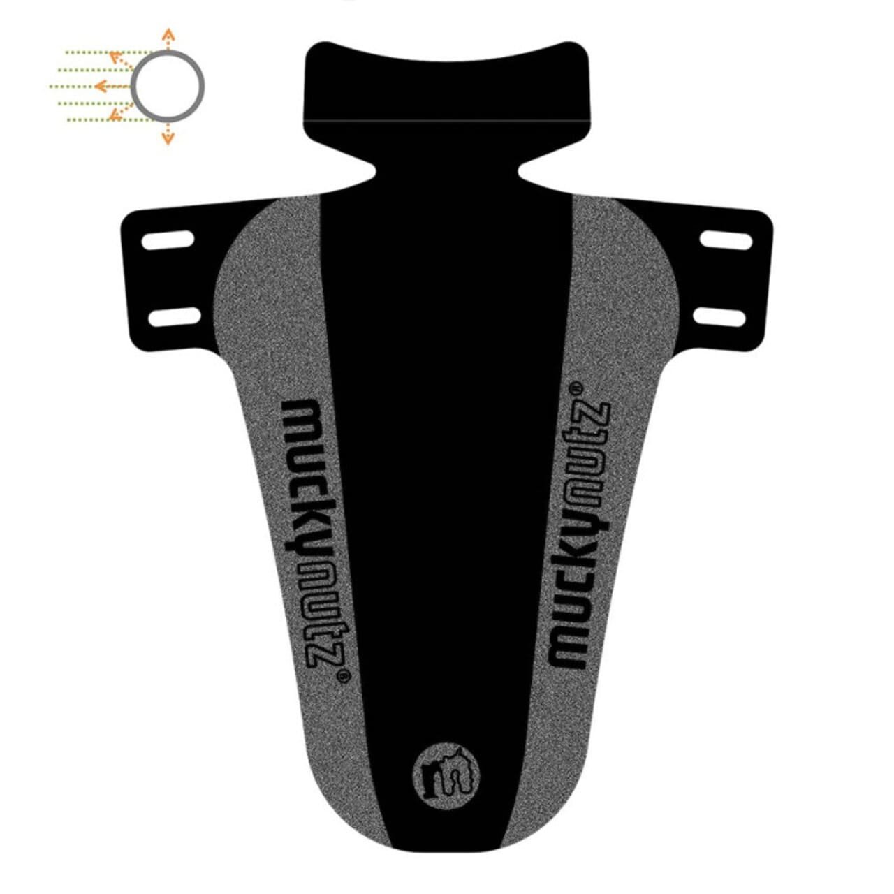 Крыло переднее Mucky Nutz Mini Face Fender Reflective, MN0255