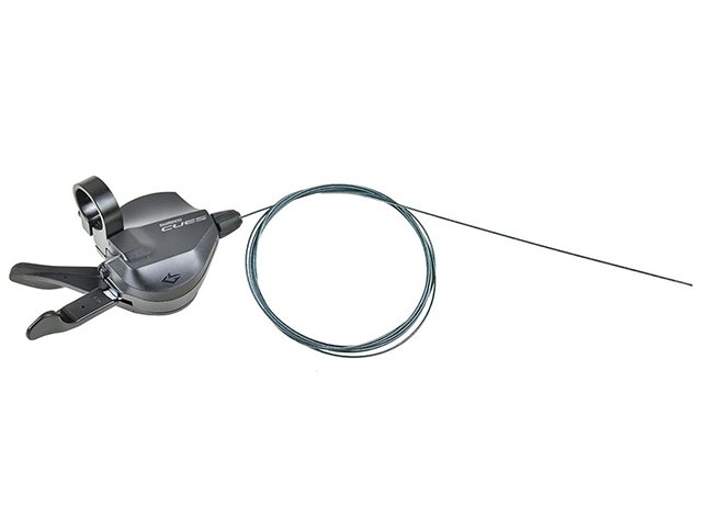 Манетки и Шифтеры Переключатель для велосипеда  SHIMANO CUES RAPIDFIRE PLUS ASLU40009RC,  9ск. правый+трос 2050мм, черный, 00-180870