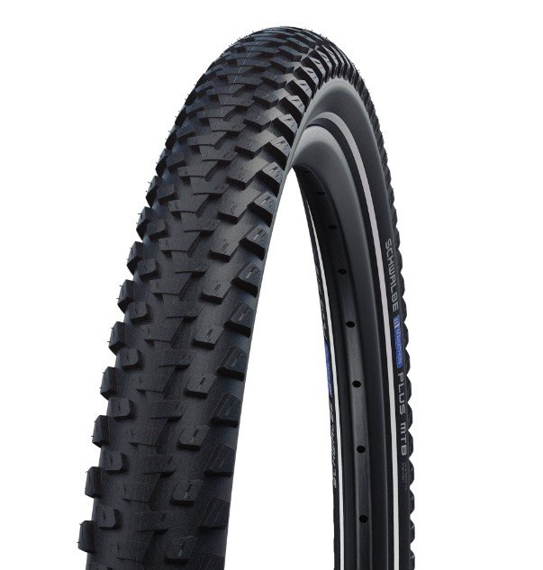 

Велопокрышка Schwalbe MARATHON PLUS MTB Perfomance Line 27.5 x 2.60, 67 EPI, проволочный корд, 1640 грамм, 11159676, Черный