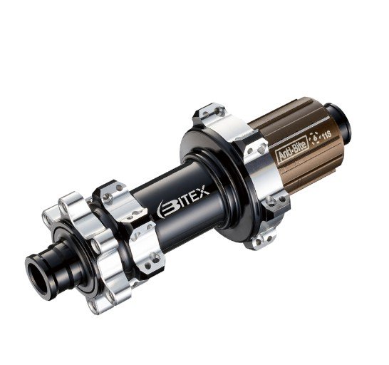 

Втулка задняя Bitex BOOST для MTB со стальным барабаном Shimano, под сквозную ось 12 мм, BX404R28H-12-148ST_STHG